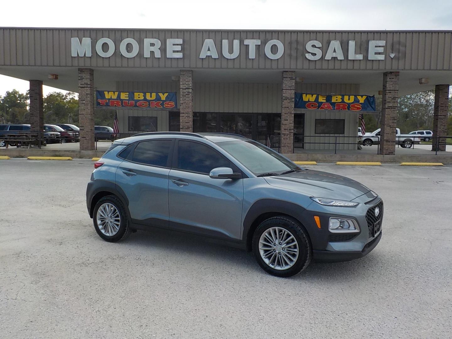 2021 Gray Hyundai Kona (KM8K22AA2MU) , Automatic transmission, located at 1617 W Church Street, Livingston, TX, 77351, (936) 327-3600, 30.710995, -94.951157 - WOW!! This thing is double sharp!! - Photo#0